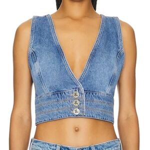 NWT! One Teaspoon Premium Denim Vest. Retail $185